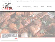 Tablet Screenshot of pizza-grill-istanbul.com